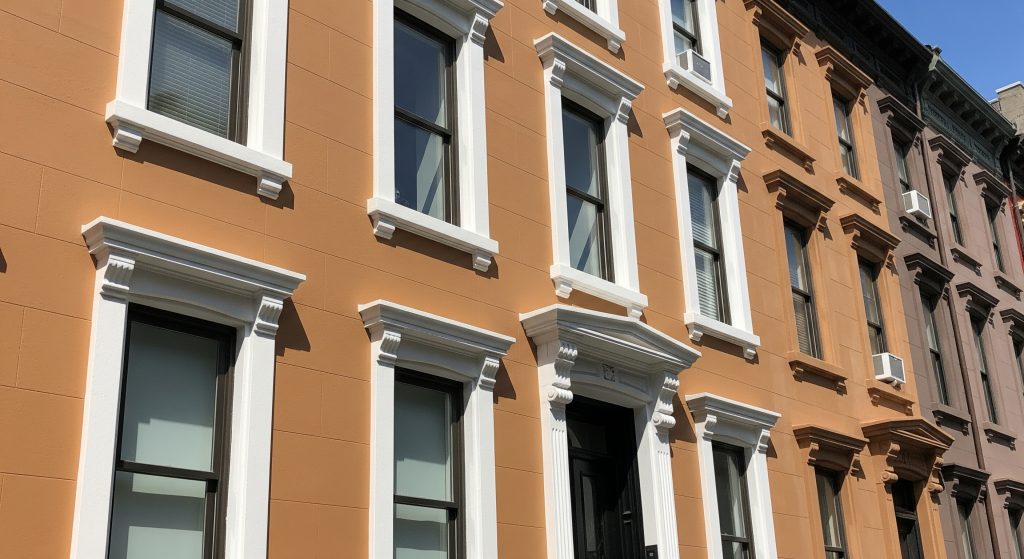 Professional exterior painters Calgary applying weather resistant paint to home